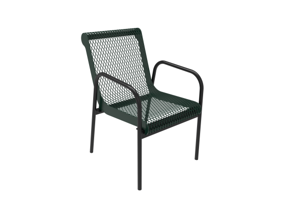 Diamond Pattern Stacking Chair